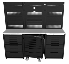 Einschub-Arbeitsplatte Edelstahl für TT400