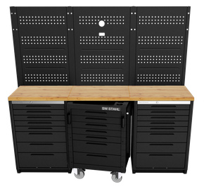 Einschub-Arbeitsplatte aus Holz für TT400, 700 mm